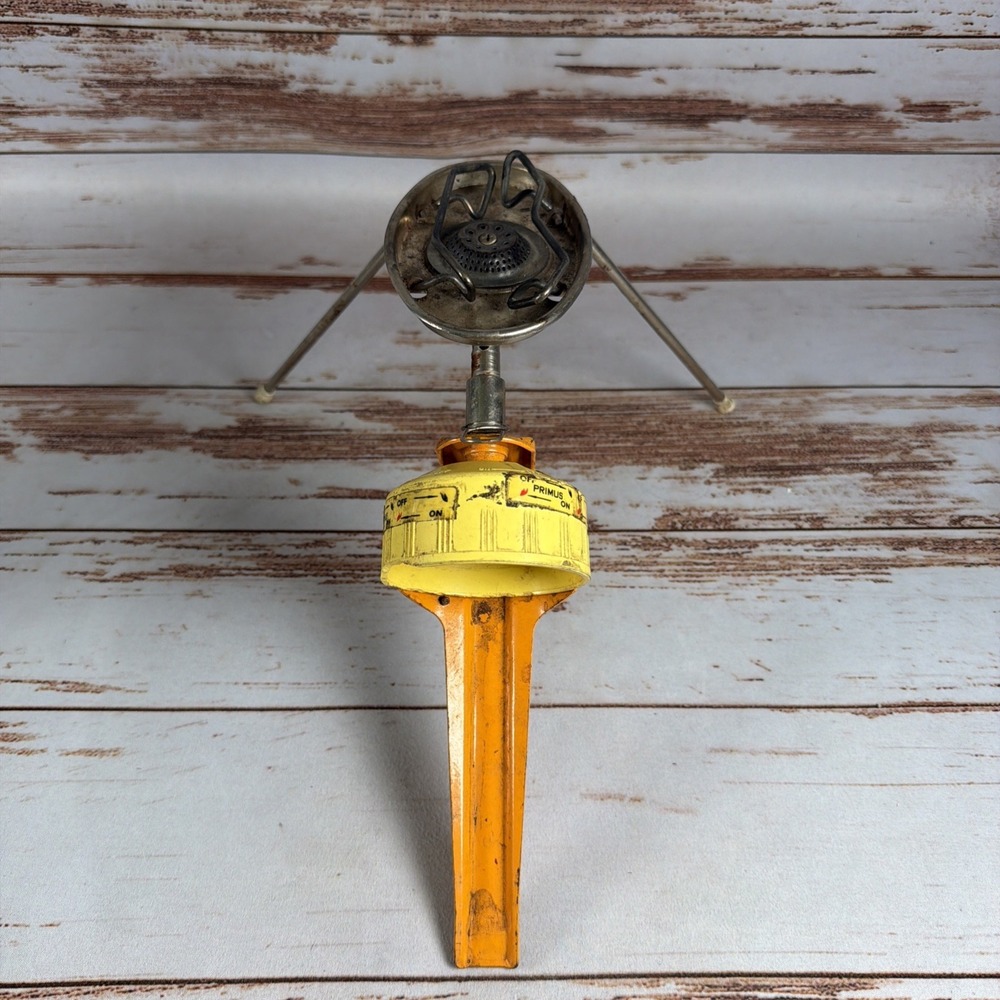 Vintage Primus Grasshopper Butane Camping Stove Model 2255 Made In Sweden